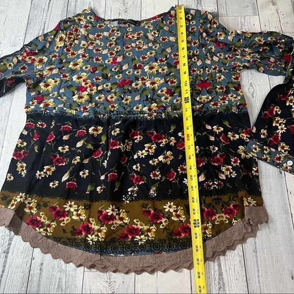 Zanzea Women’s floral long sleeve blouse Size XXL - Picture 7 of 9
